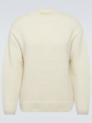 Пуловер от алпака вълна Jacquemus бяло