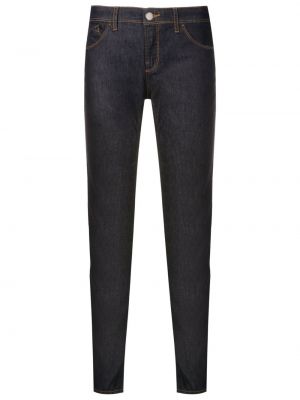 Lav midje stretch jeans Emporio Armani blå