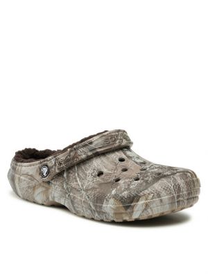 Sandály Crocs hnědé