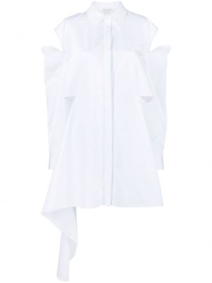 Robe chemise Alexander Mcqueen blanc
