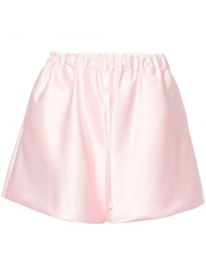 Pantaloni scurți din satin Simone Rocha roz