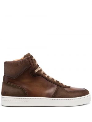 Blonder snøring sneakers Magnanni brun