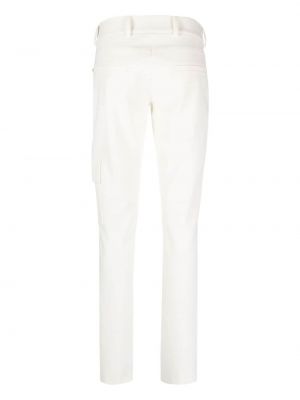 „cargo“ stiliaus kelnės slim fit Genny balta