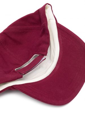 Siuvinėtas kepurė su snapeliu Marant raudona