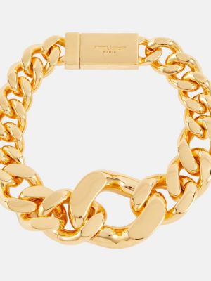 Bracelet oversize Saint Laurent doré