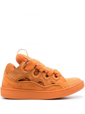 Spitzen schnür sneaker Lanvin orange