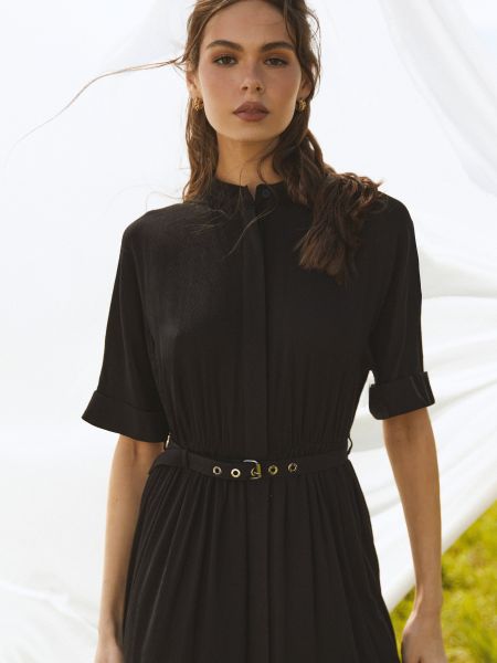 Бавовняна сукня міді Gepur чорна