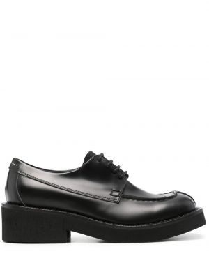 Кожени обувки в стил дерби Mm6 Maison Margiela черно