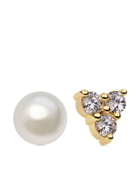 Náušnice s perlami Autore Moda zlaté