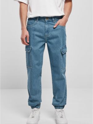 Skinny fit džinsai su kišenėmis Southpole mėlyna