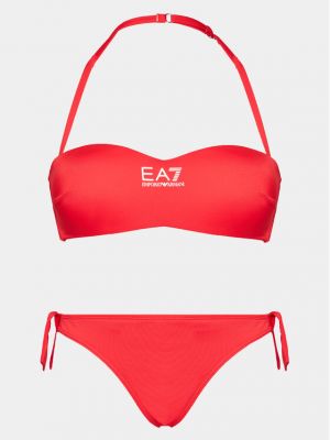 Bikinis Ea7 Emporio Armani raudona