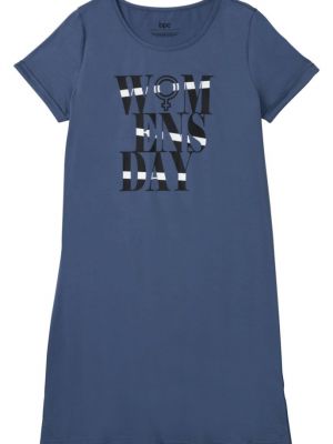 Ночная рубашка Bpc Bonprix Collection синяя