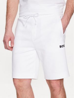 Pantaloni tuta Boss bianco