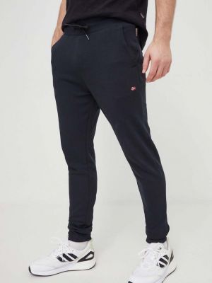 Pantaloni sport din bumbac Napapijri negru