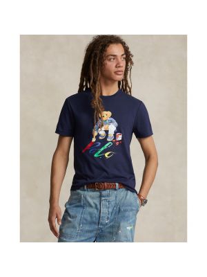 Camiseta con estampado Polo Ralph Lauren azul