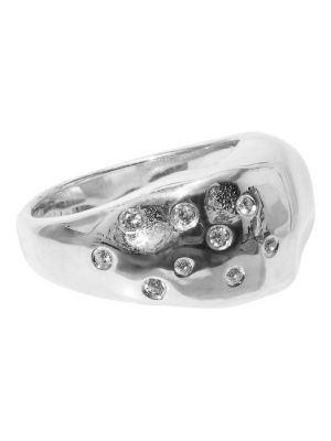 Кольцо со стразами Copine Jewelry серебряное