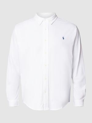 Koszula na guziki puchowa Polo Ralph Lauren Big & Tall biała