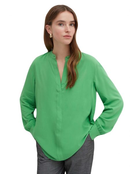 Зеленая блузка Stefanel