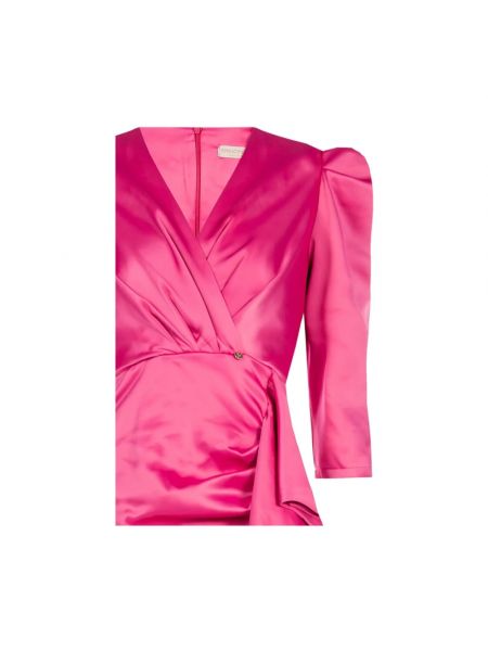 Kleid mit rüschen Rinascimento pink