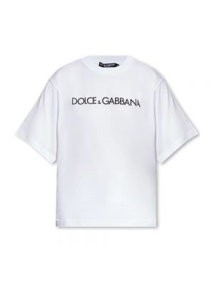 Haut en coton Dolce & Gabbana blanc
