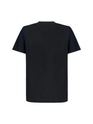 Hemd aus baumwoll mit rundem ausschnitt Zanone schwarz