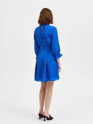 Obleka Selected Femme modra