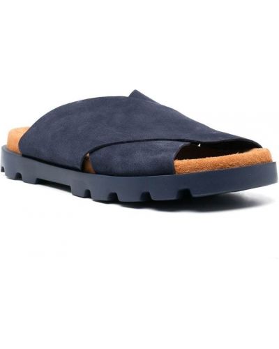 Dabīgās ādas sandales Camper zils