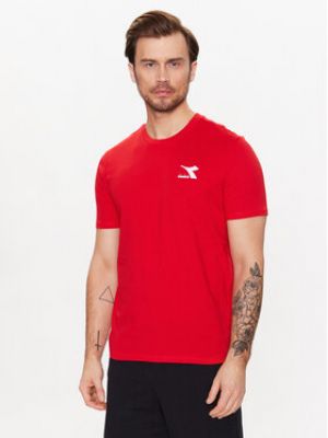 T-shirt Diadora rouge