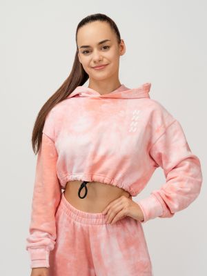 Bluza z kapturem Nebbia różowa