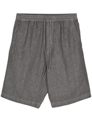 Lanene bermuda kratke hlače 120% Lino siva