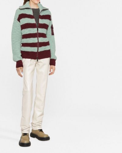 Cardigan à rayures en tricot Moncler