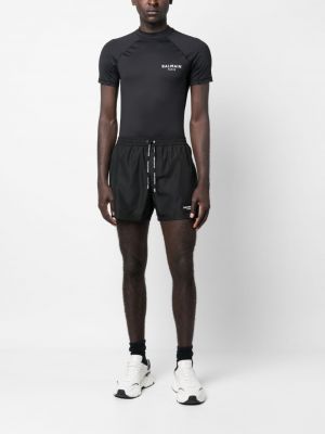 Shorts de sport Balmain noir