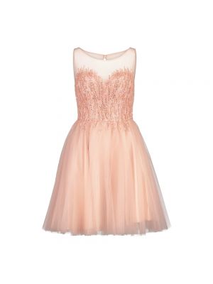 Sukienka mini z cekinami Swing różowa