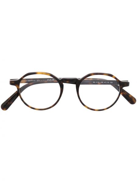Γυαλιά Moncler Eyewear καφέ