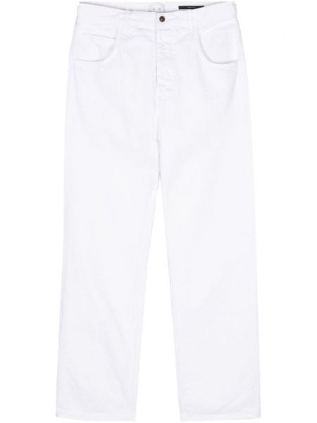 Voľné priliehavé džínsy Haikure biela