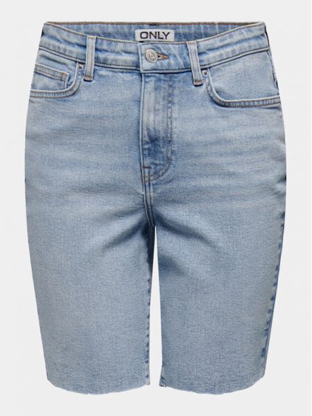 Priliehavé džínsové šortky Only modrá
