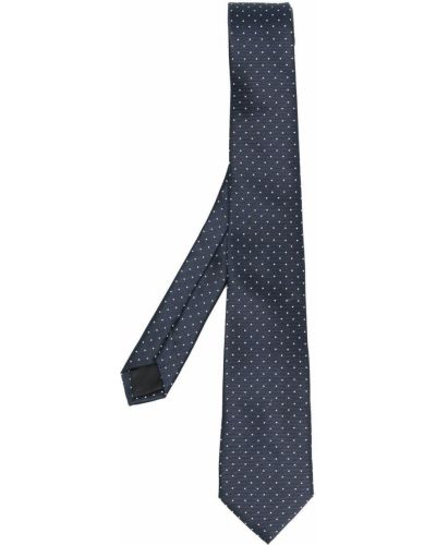 Jedwabny krawat w grochy Lanvin