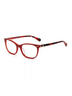Okulary przeciwsłoneczne Kate Spade czerwone