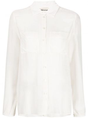 Camisa con bolsillos Semicouture blanco