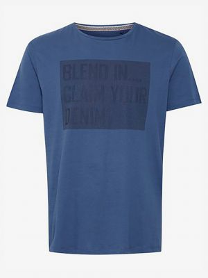 Tričko s potlačou Blend modrá
