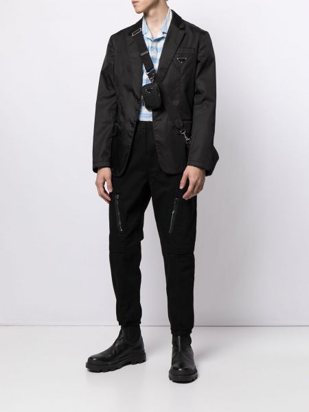 Pantalones ajustados con bolsillos Emporio Armani negro