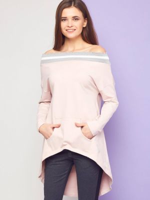 Bluza relaxed fit Mimi różowa