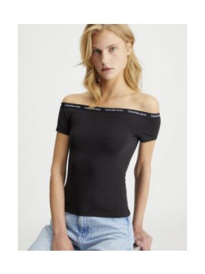 T-shirt slim Calvin Klein Jeans noir