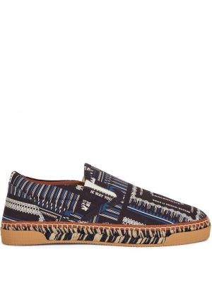 Slip-on еспадрили с принт Etro черно