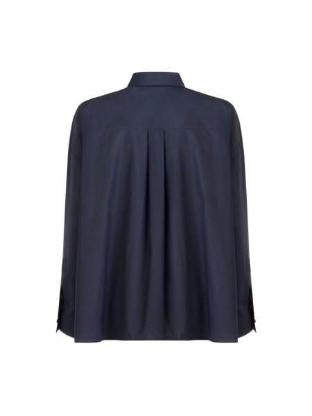 Camisa de algodón Emporio Armani azul