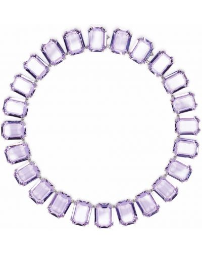 Collar de cristal Swarovski violeta