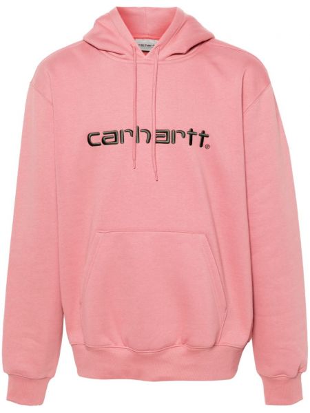 Brodeerattu huppari Carhartt Wip pinkki