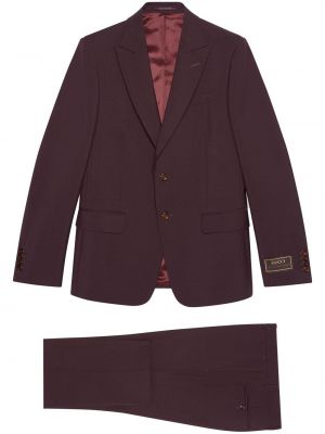 Fioletowy garnitur Gucci