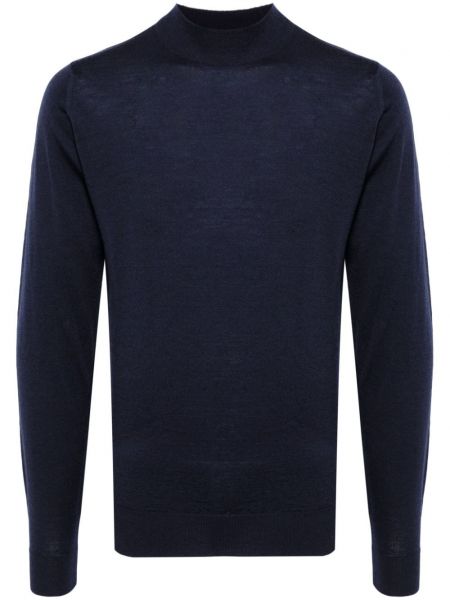 Pletený sveter John Smedley modrá