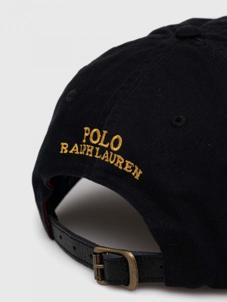 Pamut baseball sapka Polo Ralph Lauren fekete